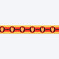 HUFT XÂ©Marvel 2.0 Iron Man Printed Dog Collar - Yellow and Red - Heads Up For Tails