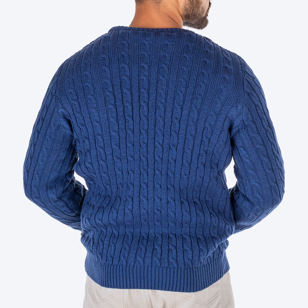 HUFT Twinning Classic Sweater for Humans - Lazuli Blue - Heads Up For Tails