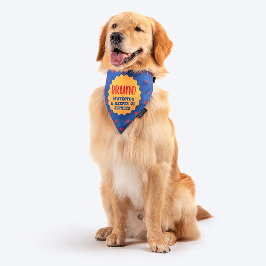 HUFT Personalised Brother - Pawtector & Keeper of Secrets Bandana - Heads Up For Tails