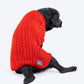 HUFT Cable Knit Sweater - Fire Whirl Red - Heads Up For Tails