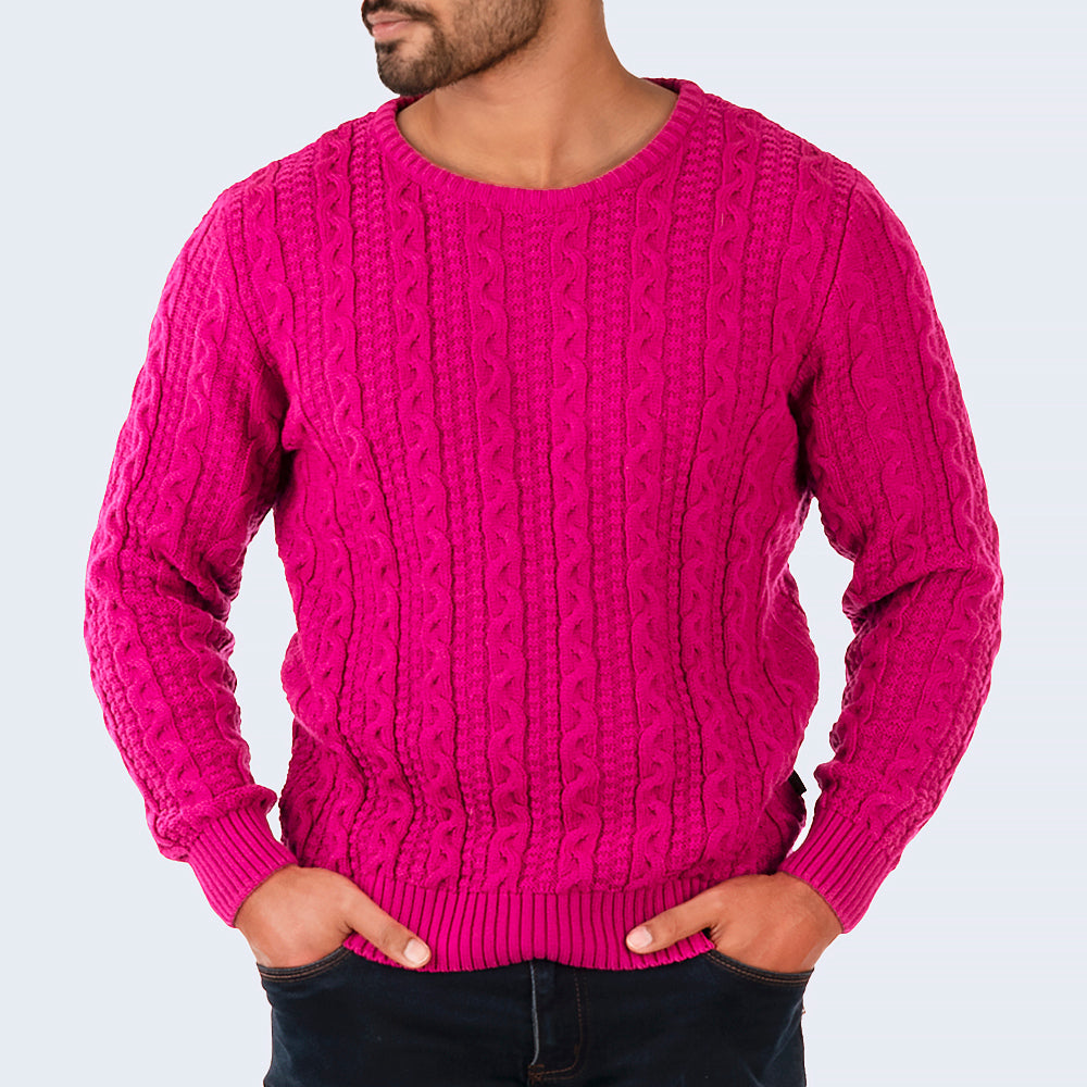 HUFT Twinning Classic Sweater for Humans - Orchid Flower Pink - Heads Up For Tails