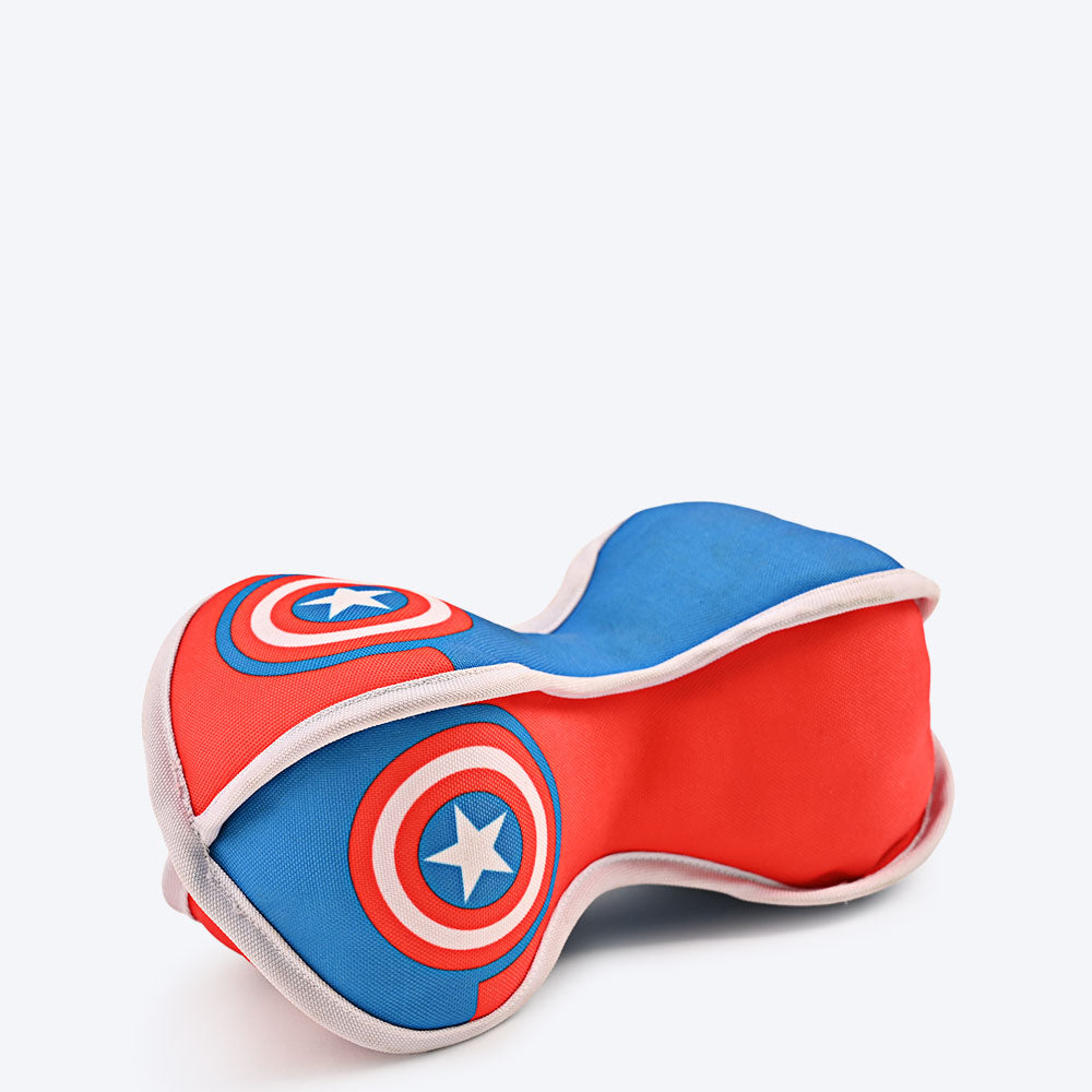 HUFT Marvel Captain America Fetch Dog Toy - Heads Up For Tails