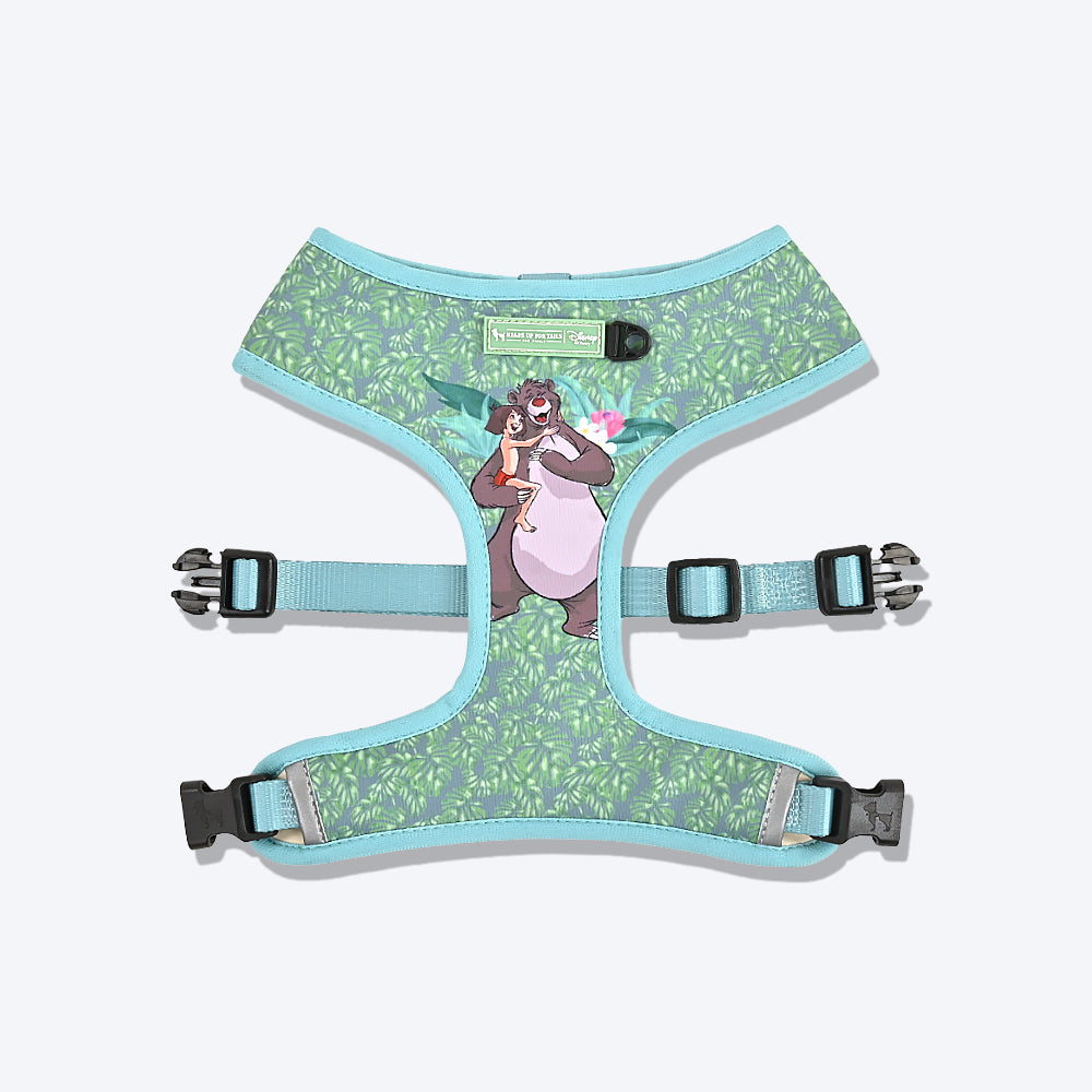 HUFT XÂ© Disney 2.0 Jungle Book Reversible Dog Harness - Green - Heads Up For Tails
