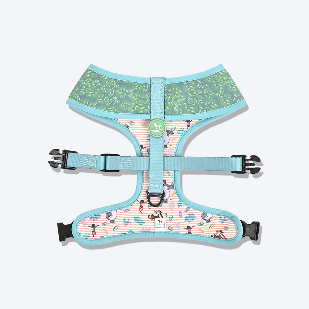 HUFT XÂ© Disney 2.0 Jungle Book Reversible Dog Harness - Green - Heads Up For Tails