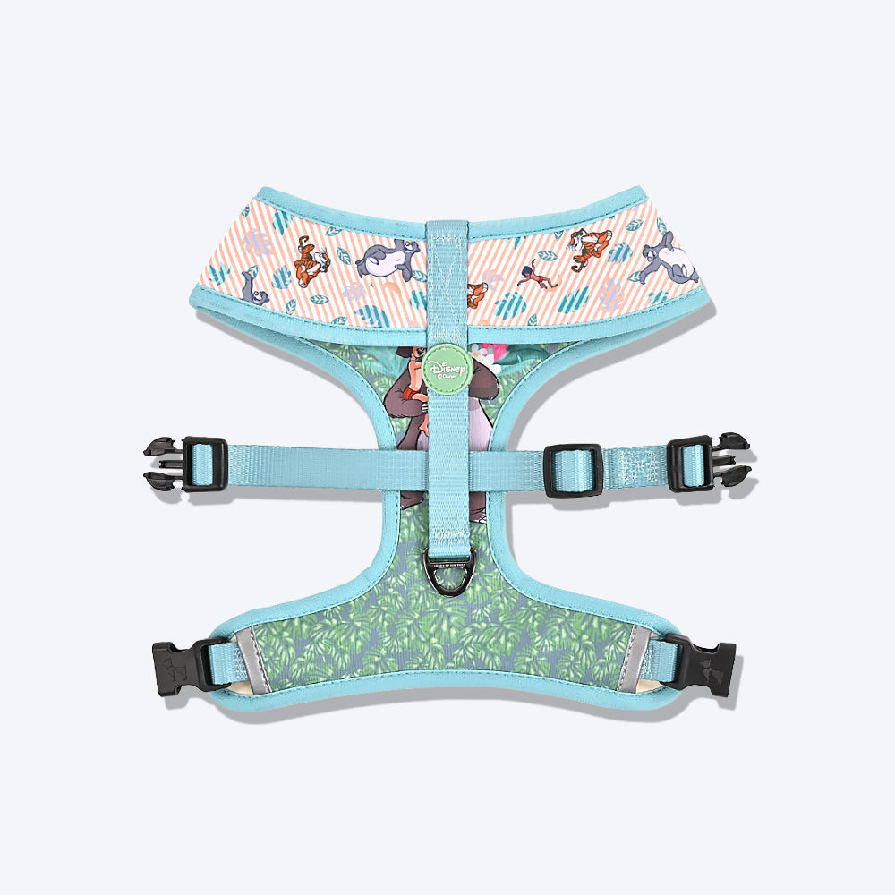 HUFT XÂ© Disney 2.0 Jungle Book Reversible Dog Harness - Green - Heads Up For Tails