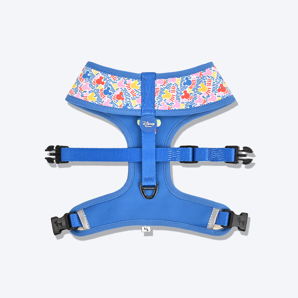 HUFT XÂ© Disney 2.0 Mickey Reversible Dog Harness - Blue - Heads Up For Tails
