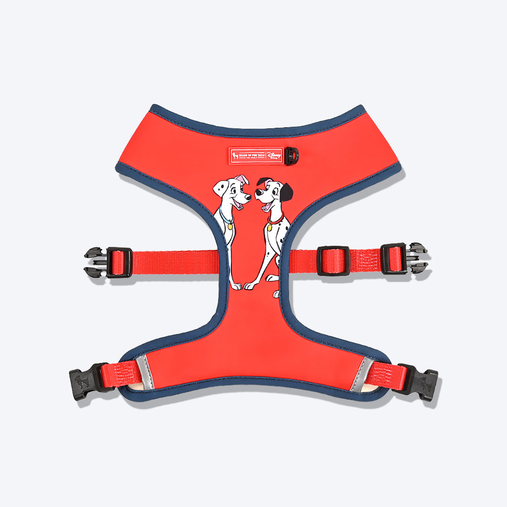 HUFT XÂ© Disney 2.0 Dalmatian Reversible Dog Harness (Red and Navy) - Heads Up For Tails