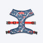 HUFT XÂ© Disney 2.0 Dalmatian Reversible Dog Harness (Red and Navy) - Heads Up For Tails