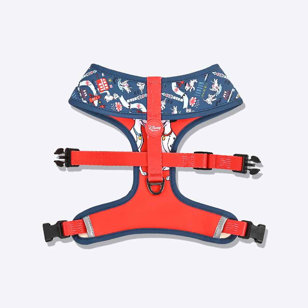 HUFT XÂ© Disney 2.0 Dalmatian Reversible Dog Harness (Red and Navy) - Heads Up For Tails
