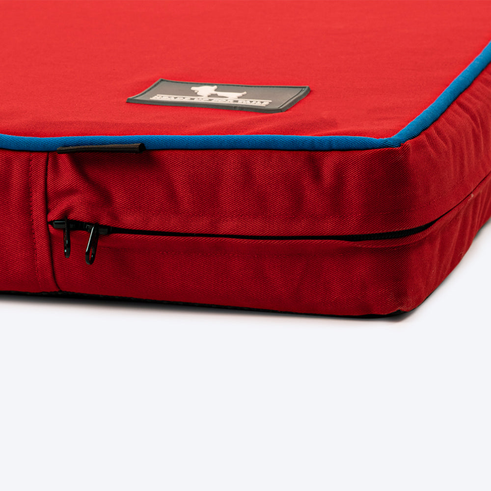 HUFT Orthopedic Dog Bed (Free Bone Cushion) - Red - Heads Up For Tails