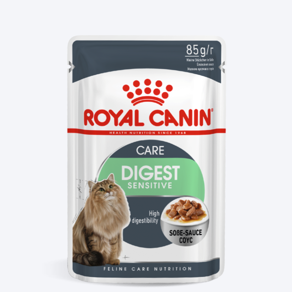 Royal Canin Digest Sensitive Wet Cat Food - 85 g - Heads Up For Tails