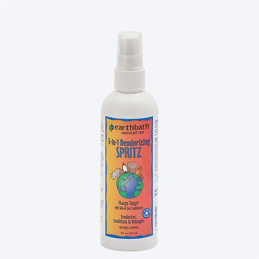 Earthbath 3 In 1 Deodorizing Spritz Dog Skin and Coat Conditioner - Heads Up For Tails