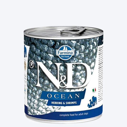 Farmina N&D Ocean Herring & Shrimps Wet Dog Food - 285 g - Heads Up For Tails
