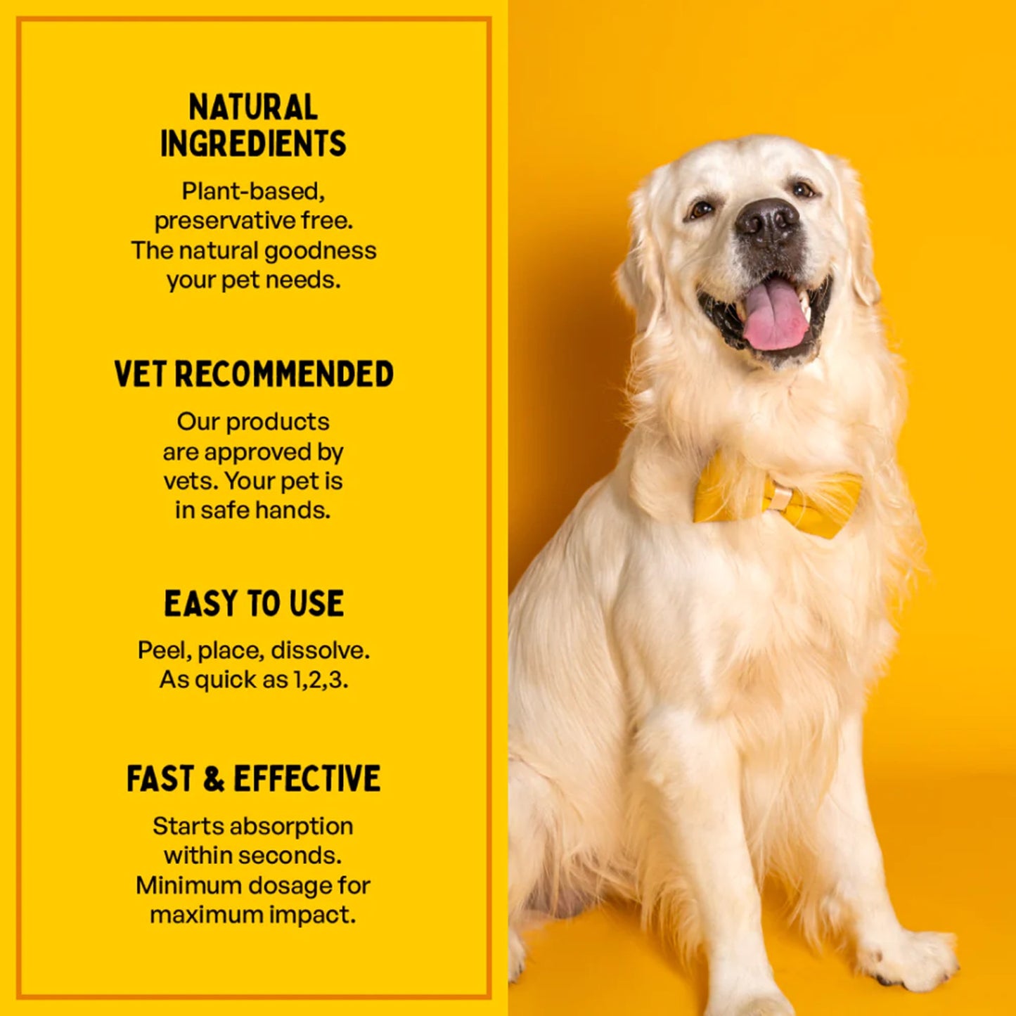 Furlicks Skin & Coat Maple Syrup Pet Oral Food Supplement - 45g (30 Strips) - Heads Up For Tails