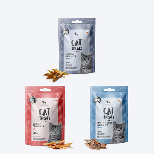 HUFT Cat Treat Combo - Non-Veg (Pack of 3) - Heads Up For Tails