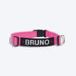 HUFT Classic Nylon Dog Collar - Pink (Can be Personalised) - Heads Up For Tails