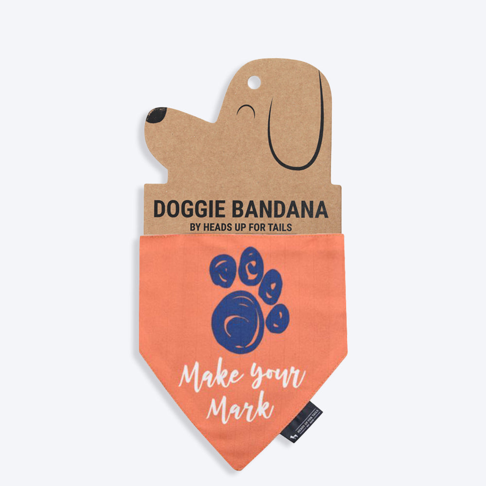 HUFT Make Your Mark Dog Bandana - Heads Up For Tails