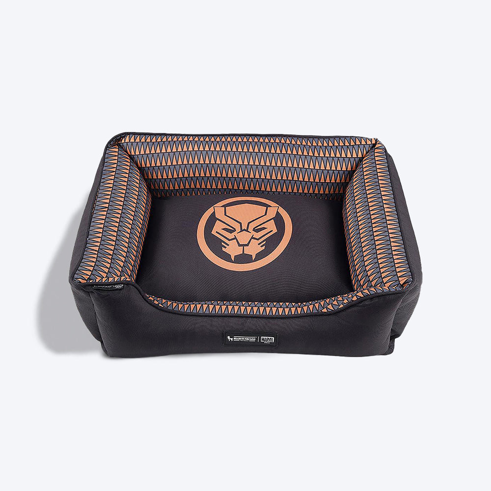 HUFT XÂ©Marvel Black Panther Lounger Dog Bed - Heads Up For Tails