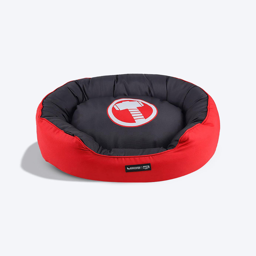 HUFT XÂ©Marvel Thor Oval Dog Bed - Heads Up For Tails