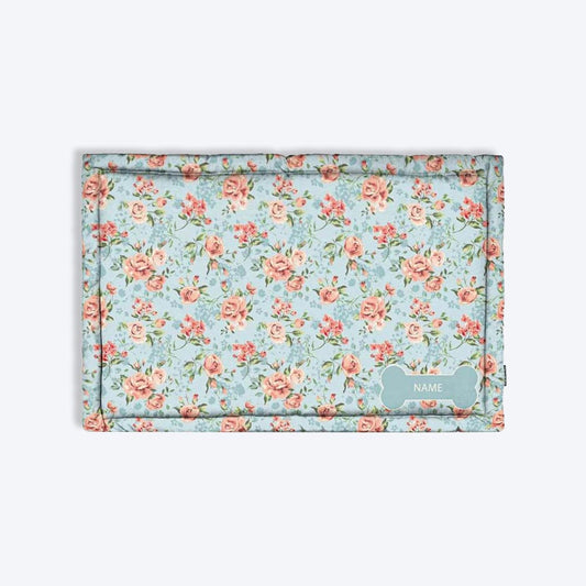 HUFT Blossoms Personalised Dog & Cat Mat - Heads Up For Tails