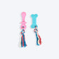HUFT Cutest Collection Teethers Leisure Play Dog Toy - Heads Up For Tails