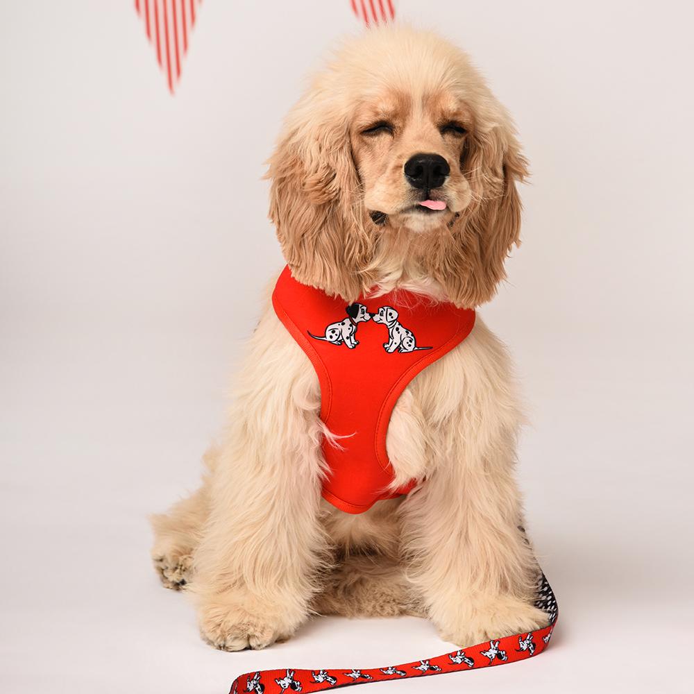 HUFT XÂ© Disney Dalmatians Reversible Dog Harness - Red - Heads Up For Tails