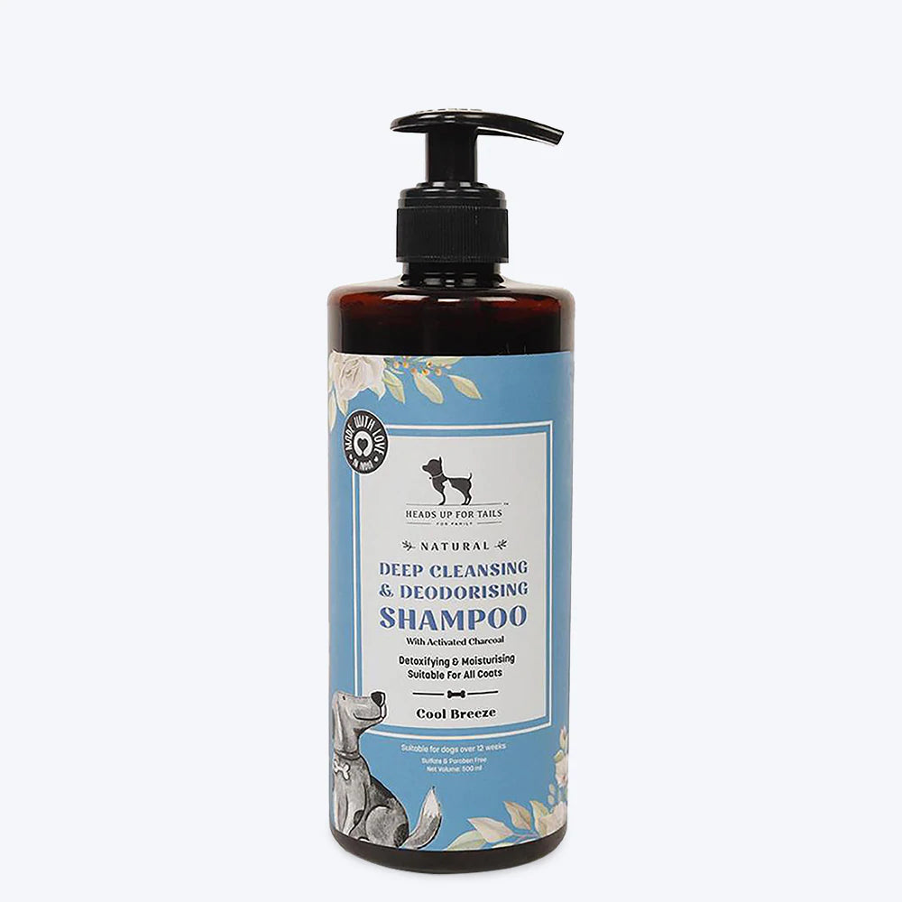 HUFT Bath Essentials Combo Pack - Cleansing & Deodorising Shampoo, Perfume For Dogs and Pet Wipes - Heads Up For Tails