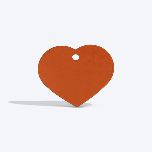 HUFT Personalised Dog & Cat Name Tag - Heart - Heads Up For Tails