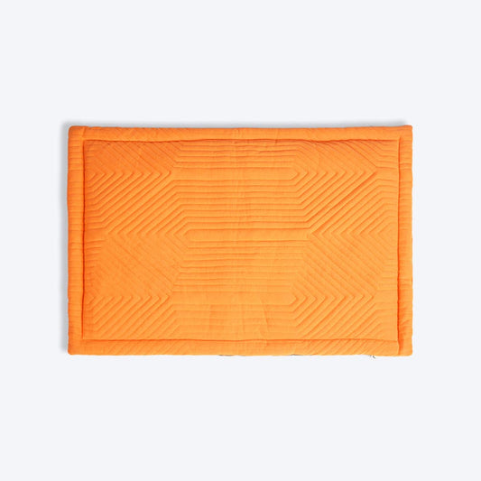 HUFT Quilted Jersey Mat - Coral - Heads Up For Tails