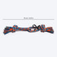 HUFT Rope Toy, Chew Toy and Cuddle Dog Toy (Set of 3) - Heads Up For Tails