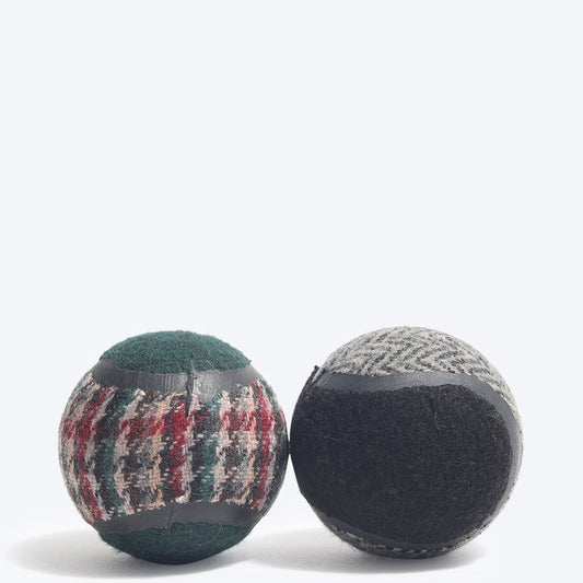 HUFT Tennis Dog Ball - Set of 2 (Black and Green) - Heads Up For Tails