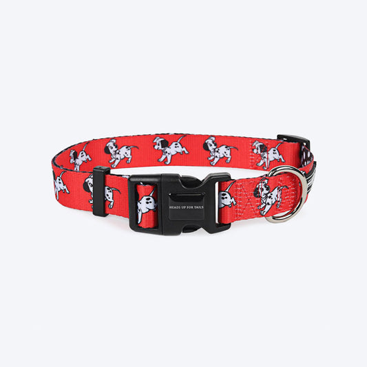 HUFT XÂ©Disney Dalmatians Dog Collar - Red - Heads Up For Tails