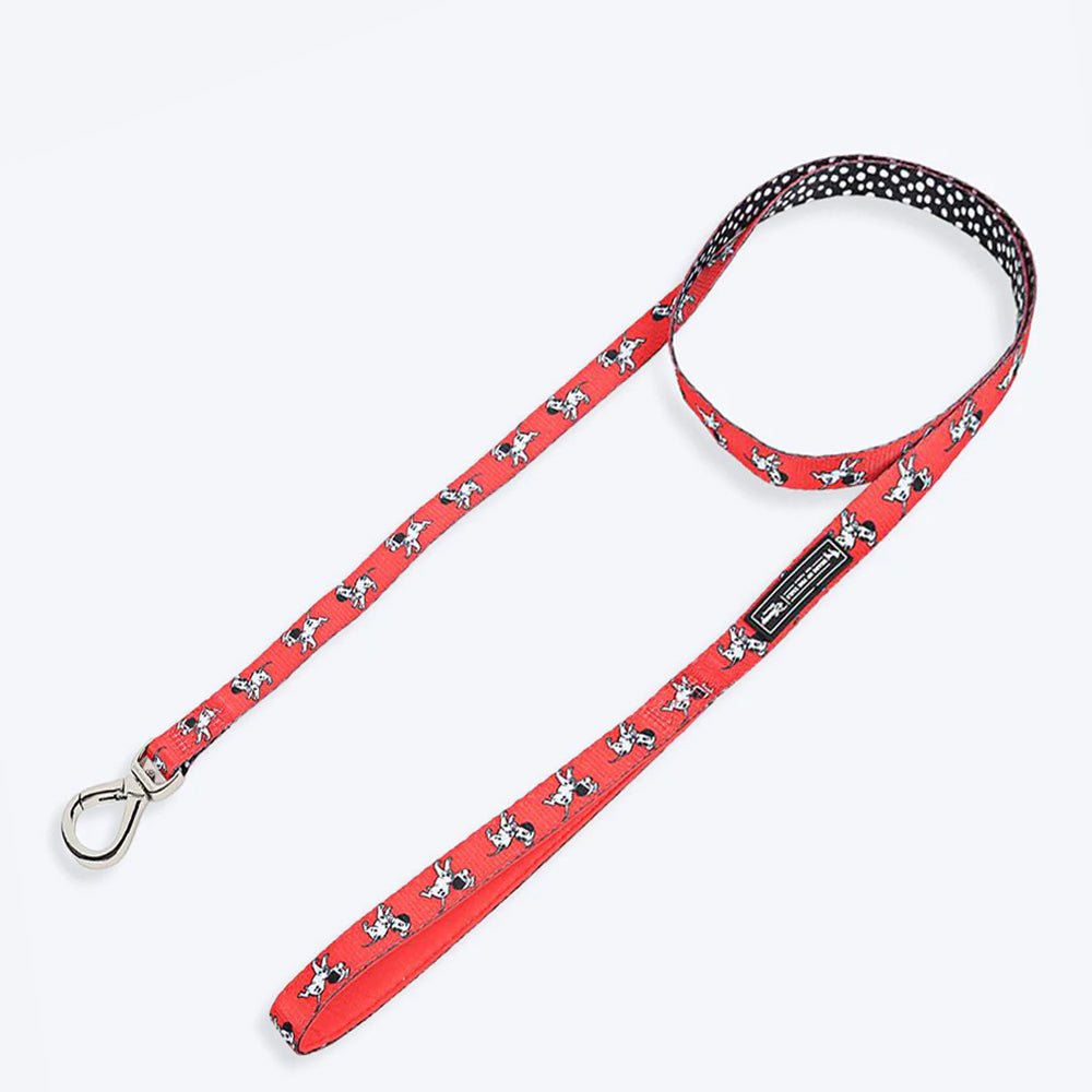 HUFT XÂ©Disney Dalmatians Dog Leash - Red & Black - Heads Up For Tails