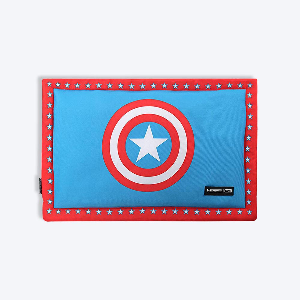 HUFT XÂ©Marvel Captain America Dog & Cat Mat - Heads Up For Tails