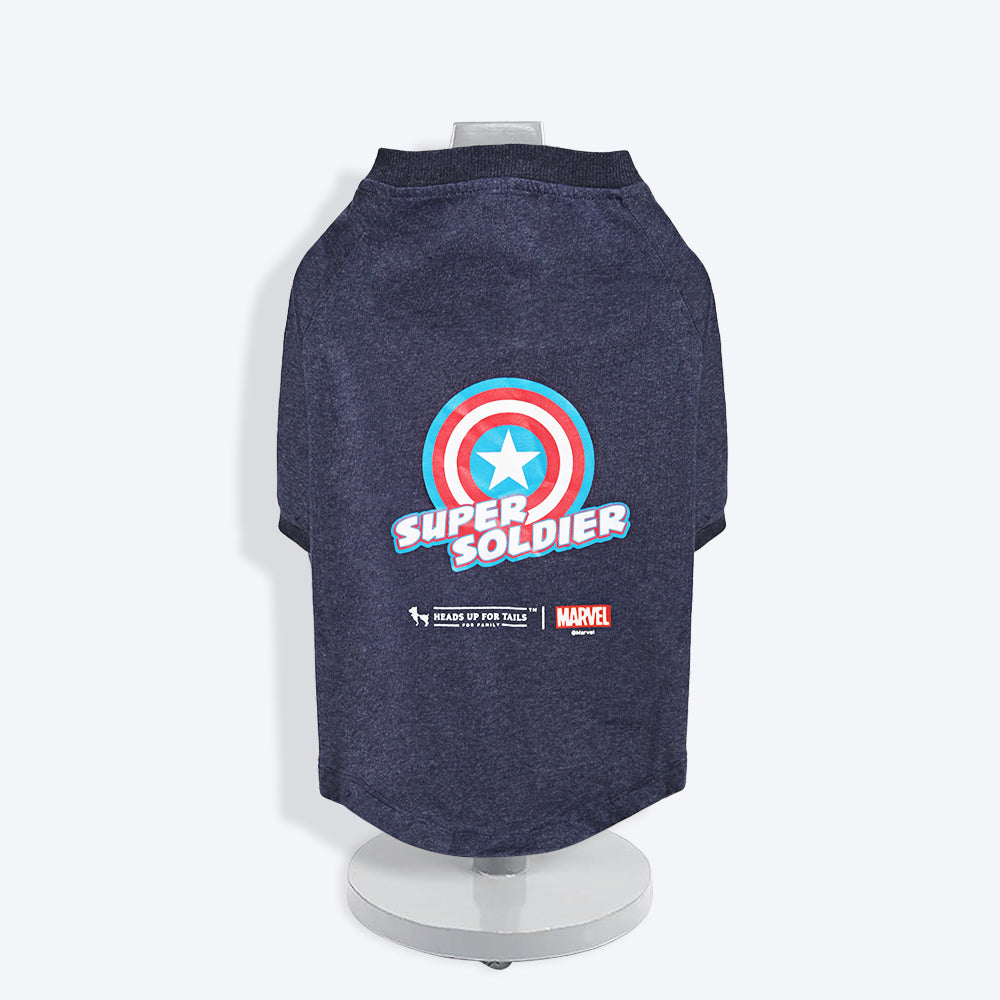 HUFT XÂ©Marvel Captain America T-Shirt For Dogs - Heads Up For Tails
