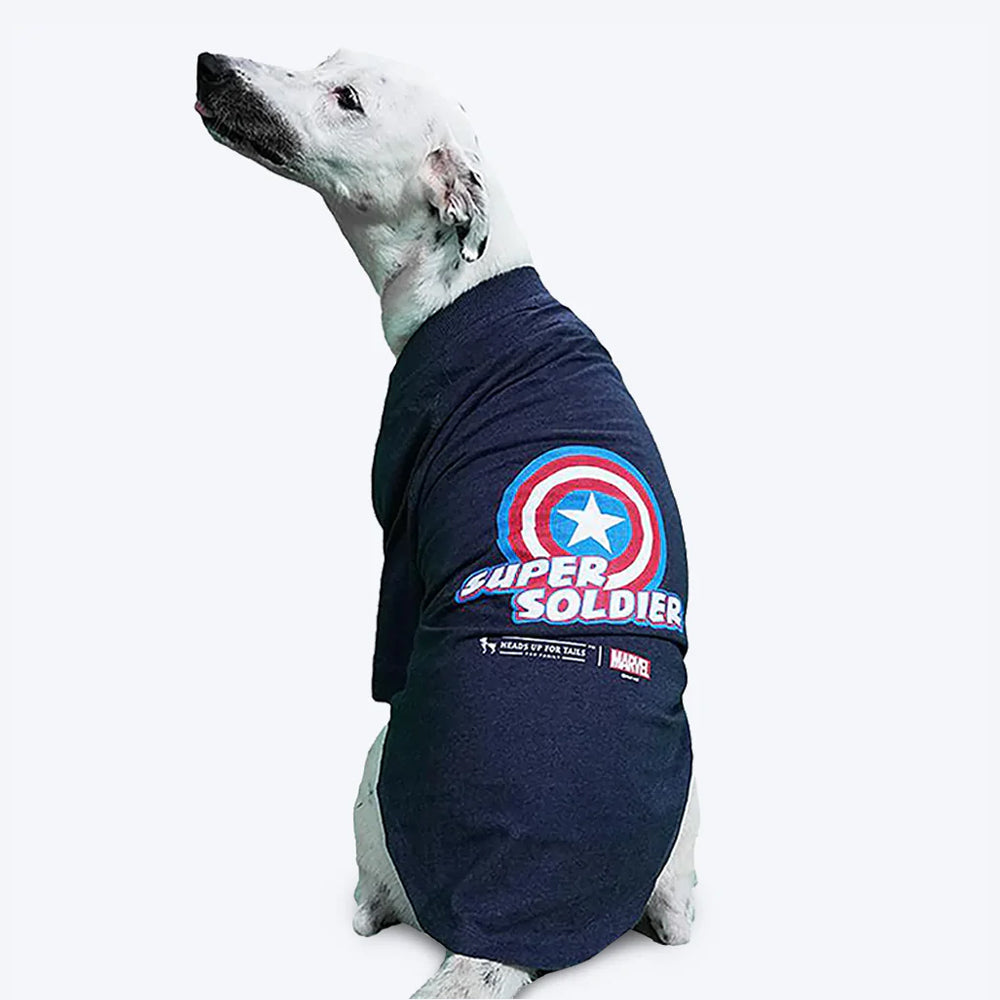 HUFT XÂ©Marvel Captain America T-Shirt For Dogs - Heads Up For Tails
