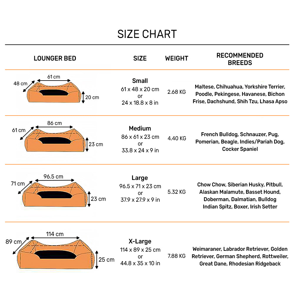 HUFT Star Dust Lounger Dog Bed - Heads Up For Tails