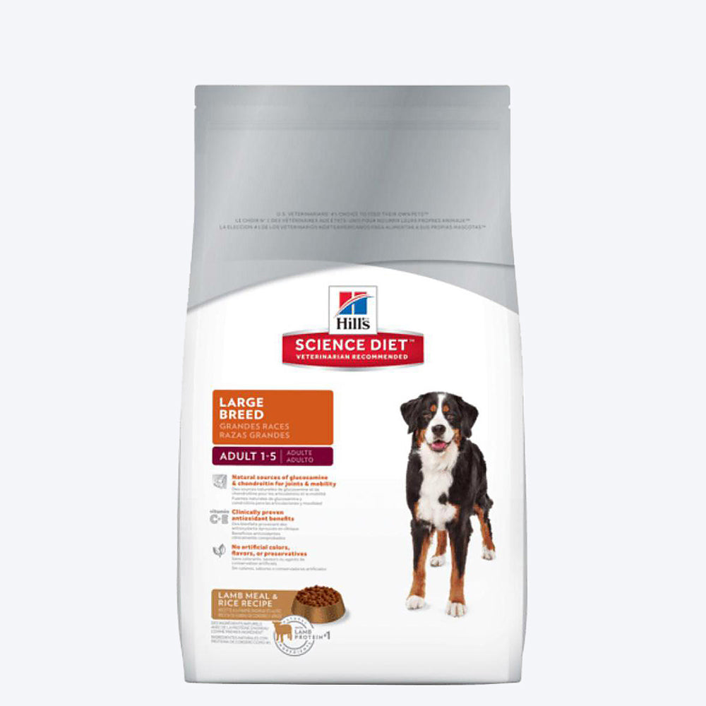 Hill's Science Diet Adult Large Breed Dry Dog Food - Lamb Meal and Rice - 15 kgs1