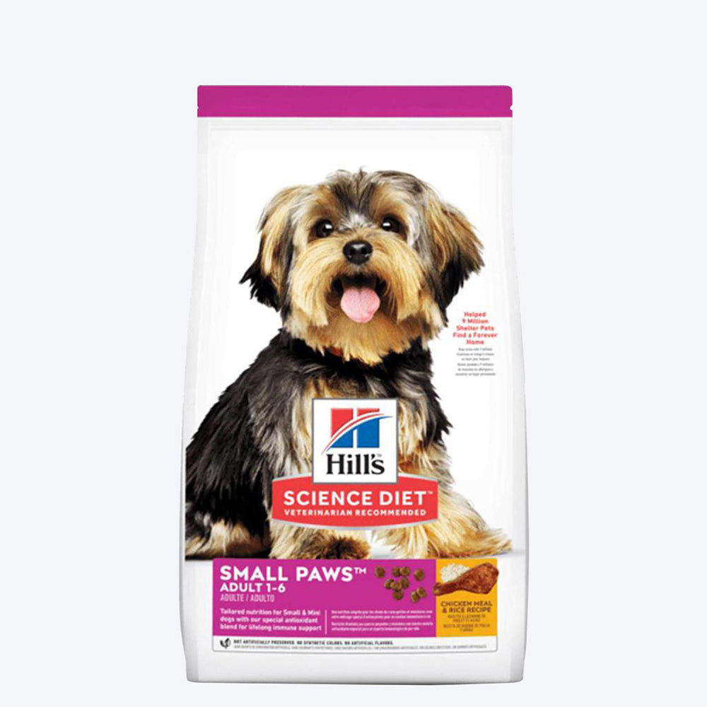 Hill's Science Diet Adult Small Paws Dog Food - Chicken Meal and Rice - 1.5 kg-1
