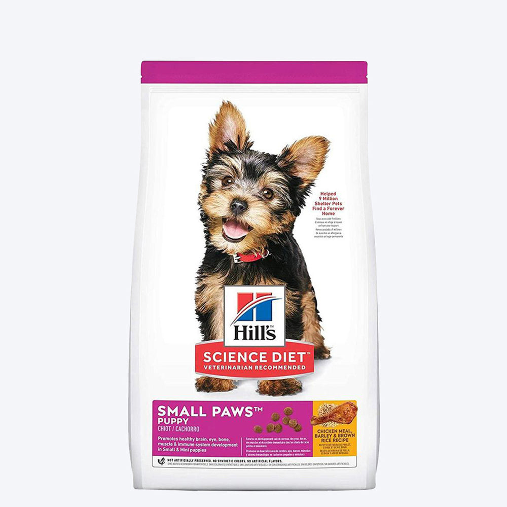Hill's Science Diet Puppy Small Paws Dog Food - Chicken Meal, Barley & Brown Rice Recipe - 1.5 kg-1