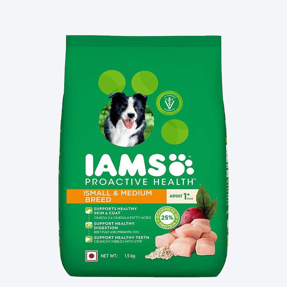 IAMS Proactive Health Small & Medium Breed Adult Dry Dog Food (Above 1+ Years)1