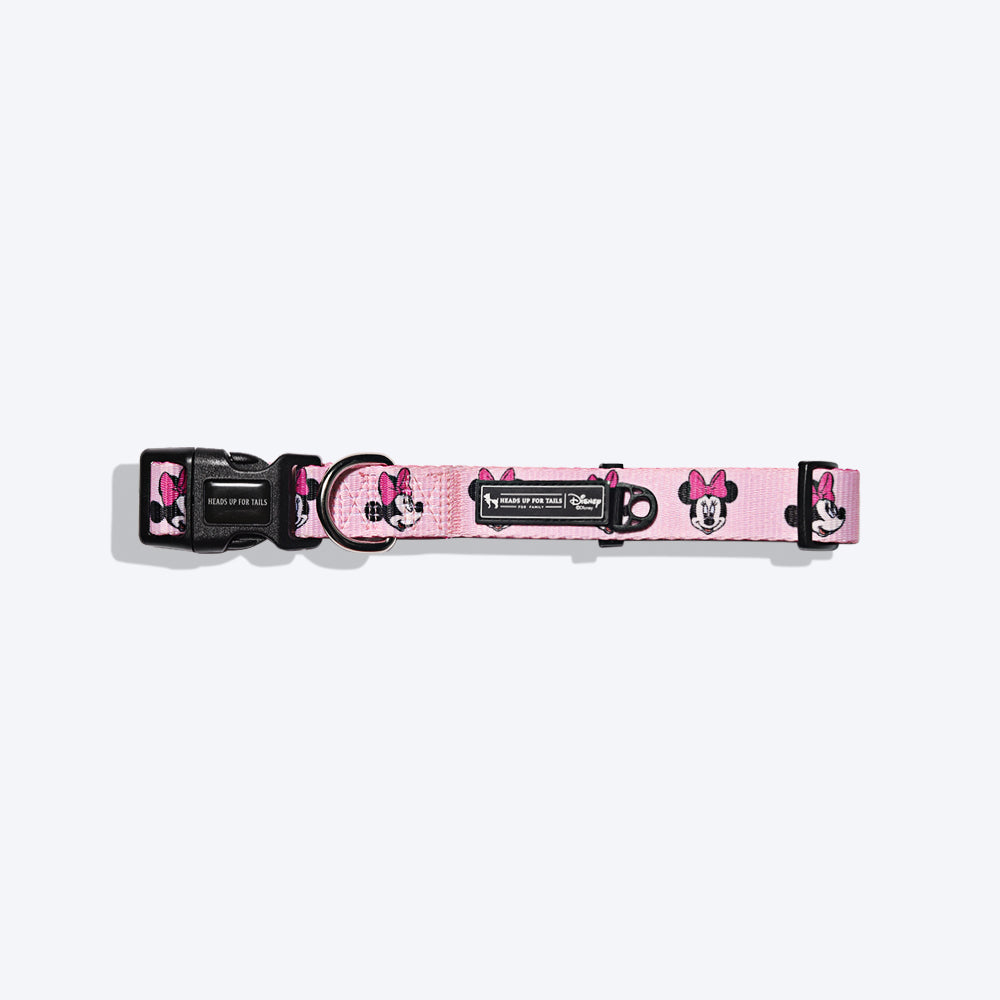HUFT XÂ©Disney Minnie Dog Collar - Pink - Heads Up For Tails