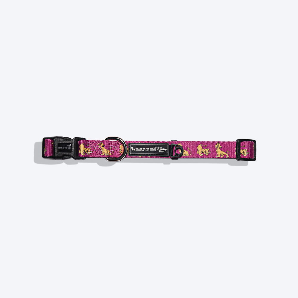 HUFT XÂ©Disney Simba Dog Collar - Purple - Heads Up For Tails