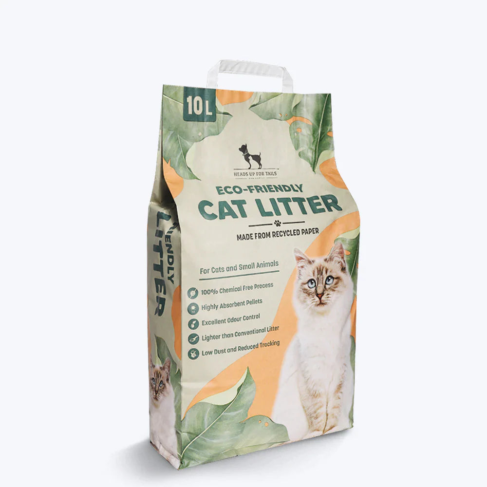 HUFT Toilet Training Essentials Combo Pack - Cat Litter, Litter Scoop & Odour Eliminator - Heads Up For Tails