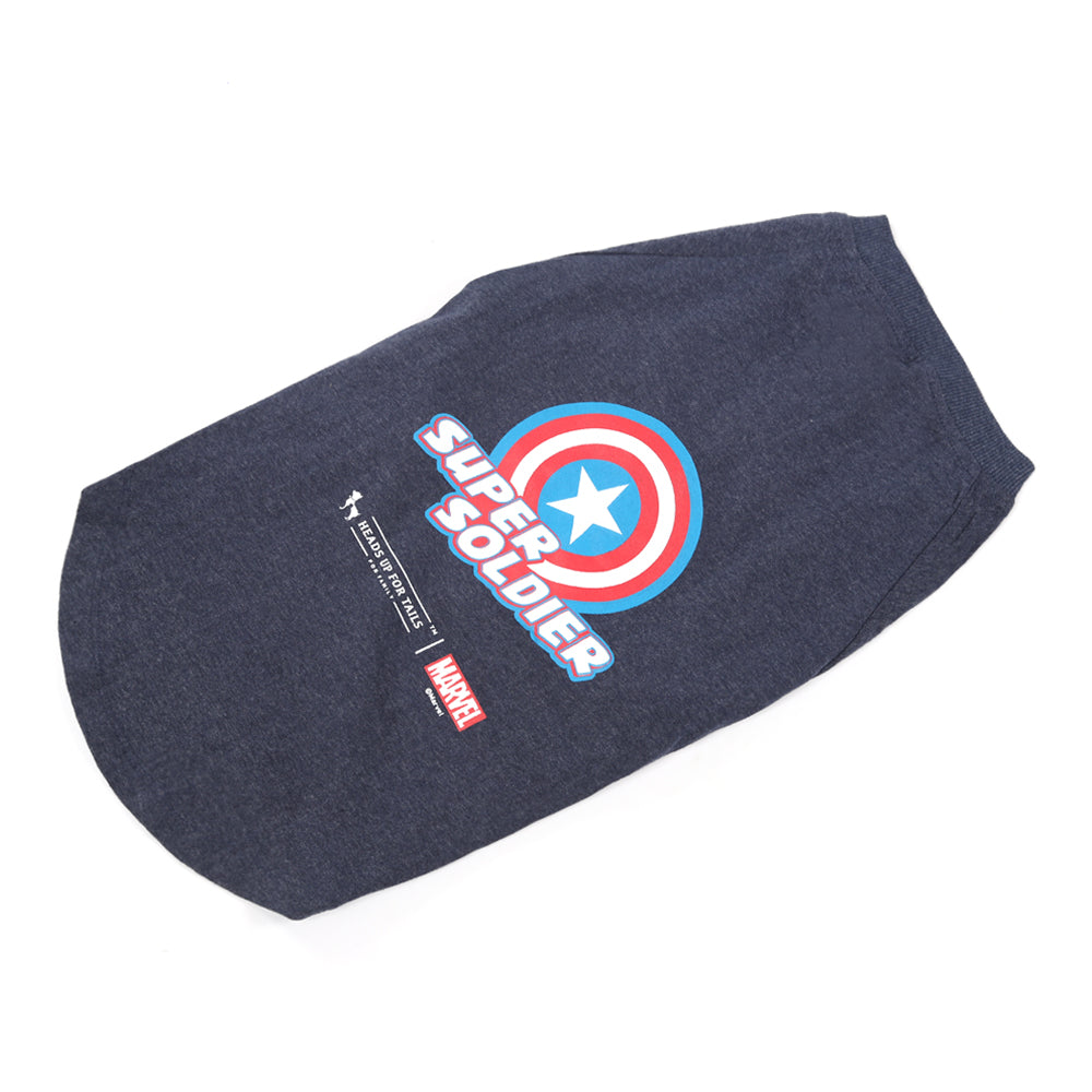 HUFT X Â©Marvel Captain America T-Shirt For Dogs - Heads Up For Tails