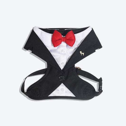 HUFT Made To Order Black Tuxedo Harness - Heads Up For Tails