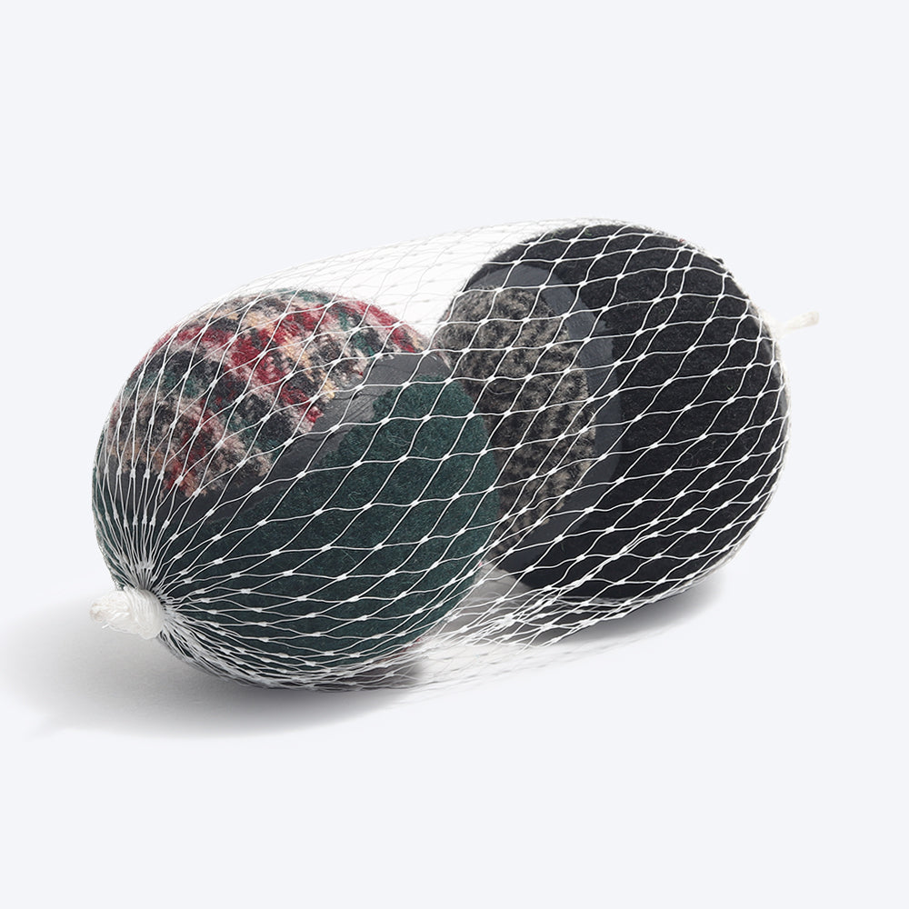 HUFT Tennis Dog Ball - Set of 2 (Black and Green)2