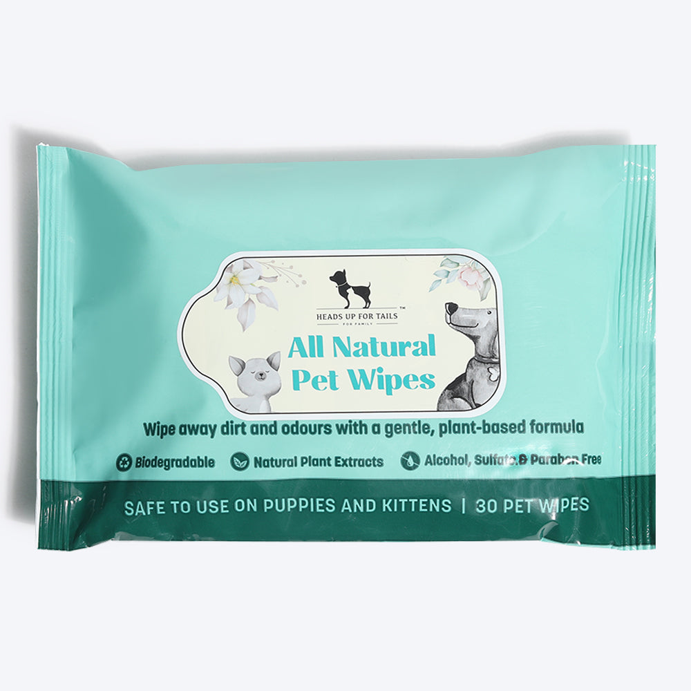 HUFT Toilet Training Essentials Combo Pack - Puppy Pads, Training Spray, Dog Toy & Pet Wipes - Heads Up For Tails