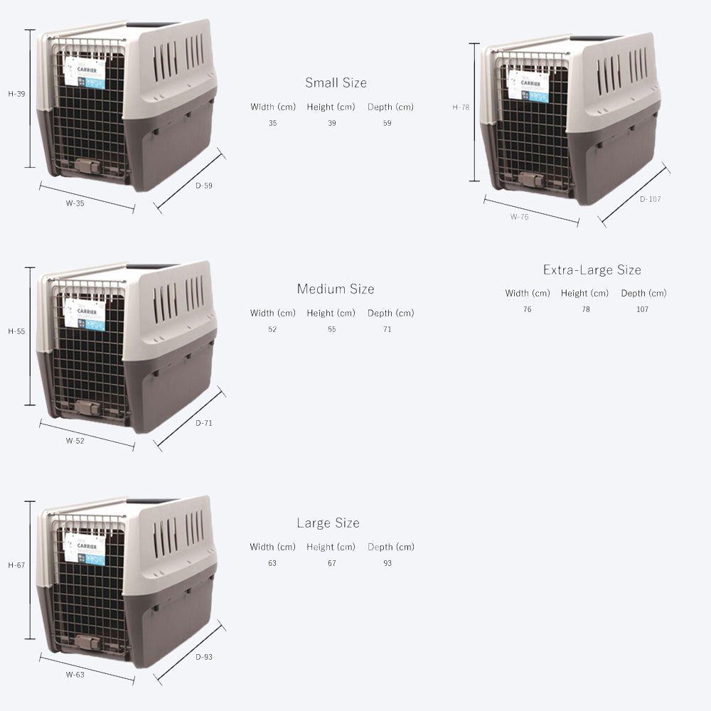 M-Pets TREK Dog Carrier - Light Grey & Dark Grey - Heads Up For Tails
