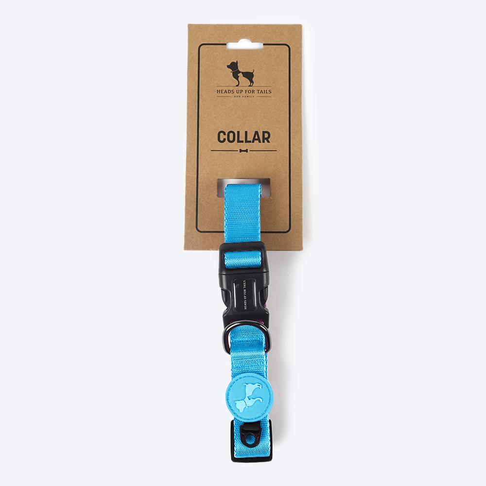 HUFT Classic Nylon Dog Collar - Blue (Can be Personalised)6